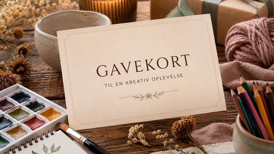 Giv et gavekort til kreative oplevelser - en unik gave til den kreative