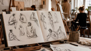 Hvad er croquis tegning og hvor kan man prøve croquis tegning?
