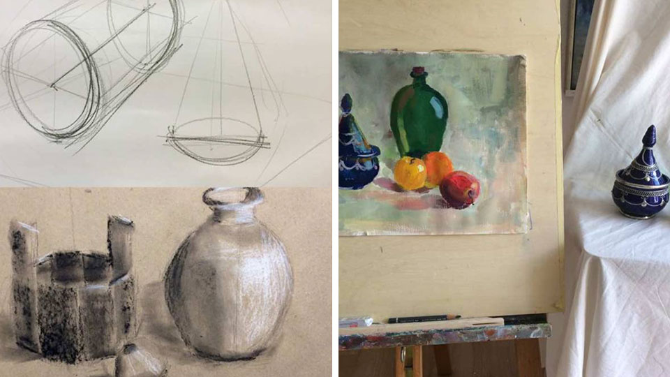 Forbedr dine tegne- og maleevner med et kursus hos Nata Watts Gallery